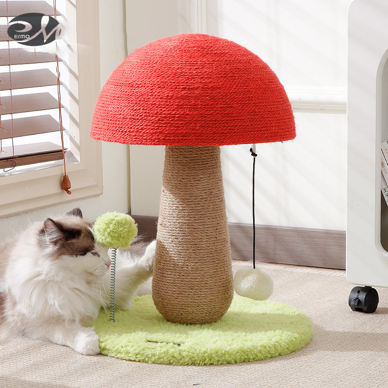 Cat scratching board to relieve boredom cat rack does not drop crumbs wear-resistant cat vertical mushroom climbing frame toy pet scratching post ราคา 949 บาท*ส่งฟรี