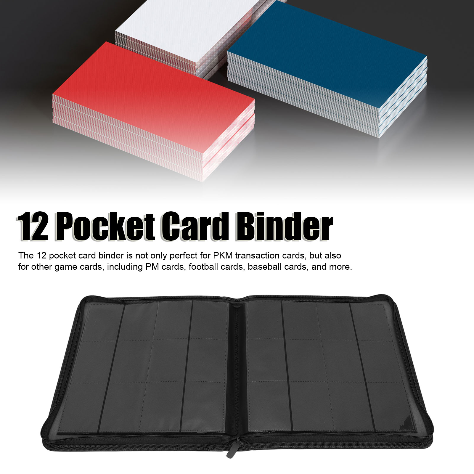 mtg card holder book 4-Pocket Binder 20 Pages Holds 160 Cards, Card Collector Album Folder for Yugioh, MTG, TCG, Cute PU Leather Trading Card with Elastic Strap, Aesthetic Snake : Toys & Games The Gathering cards in mint condition Holds up to 360 cards with the included pages when cards are stored back to back Additional pages can be easily added Archival MTGPRO 9-Pocket Card Binder for