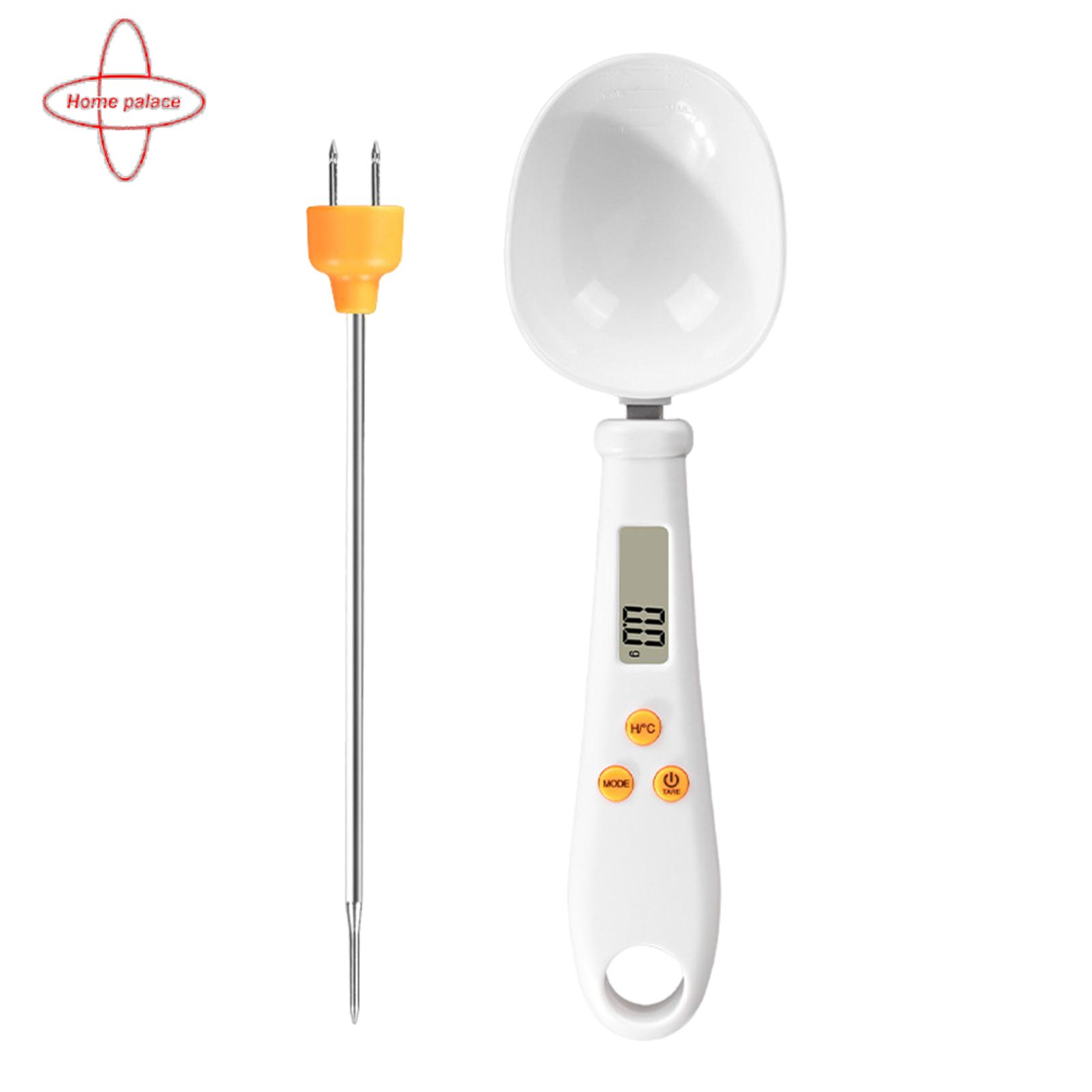 【Home Palace】 800g / 0.1g High Precision Digital Spoon Scale for Pet Food 800g Digital Spoon Scale for Pets High Precision Lcd Display Scoop Scale for Dogs Cats Birds Multi-functional Measuring Spoon