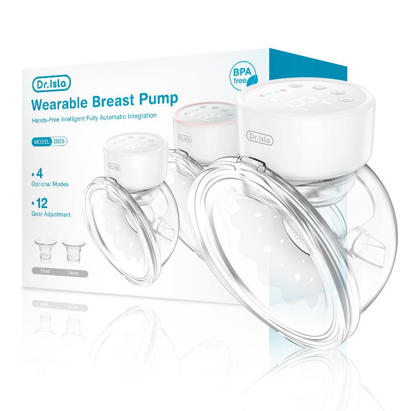 Dr.isla EB29 Pompa Asi Elektrik Handsfree 180ML Wireless Breast Pump 4 mode dan 12 Tingkat Penyesuaian Hisap BPA Free 1600MAH Large capacity battery Pumping ASI Electric