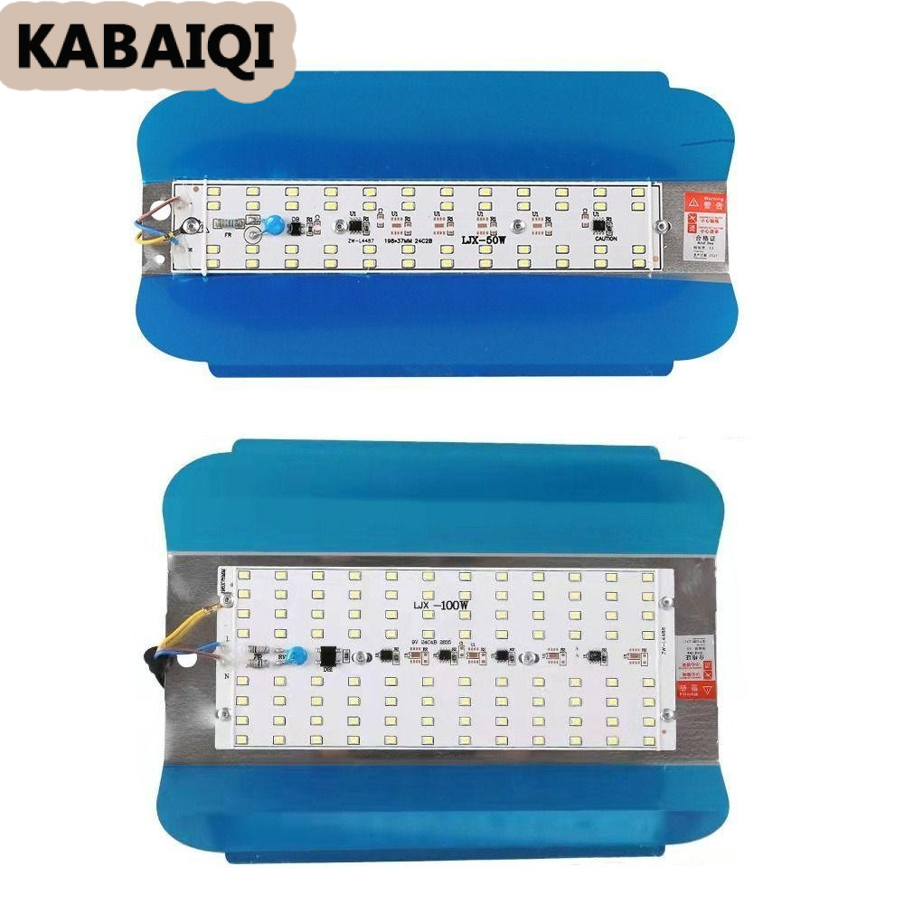 KABAIQI Dalee LED Iốt-Tungsten 50W 100W 220V Spotlight Refletor LED Flood Light Chiếu sáng ngoài trời Đèn LED làm việc