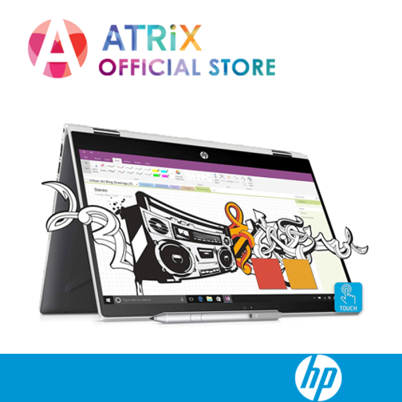 HP Pavilion x360 Convertible 14-dh1032TX | 14” IPS Touch FHD | i7-10510U | 16GB RAM | SSD 512GB | MX250 2GB | Ready Stock,Ship Today
