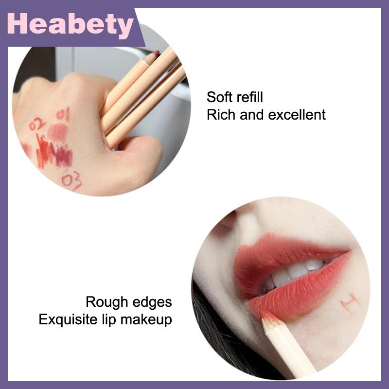Heabety Herorange 1.5G Lip Lót Chính Hãng Khỏa Thân Lâu Dài Không Dính Cup Matte Son Môi Bút Bi Bút Cho Phụ Nữ Mỹ Phẩm Trang Điểm