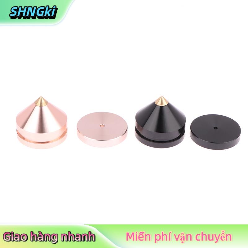 SHNGki 1 bộ loa Loa gai đứng Chân loa âm thanh bộ phận Sửa Chữa Bàn xoay đứng giảm xóc Pin móng tay và miếng đệm