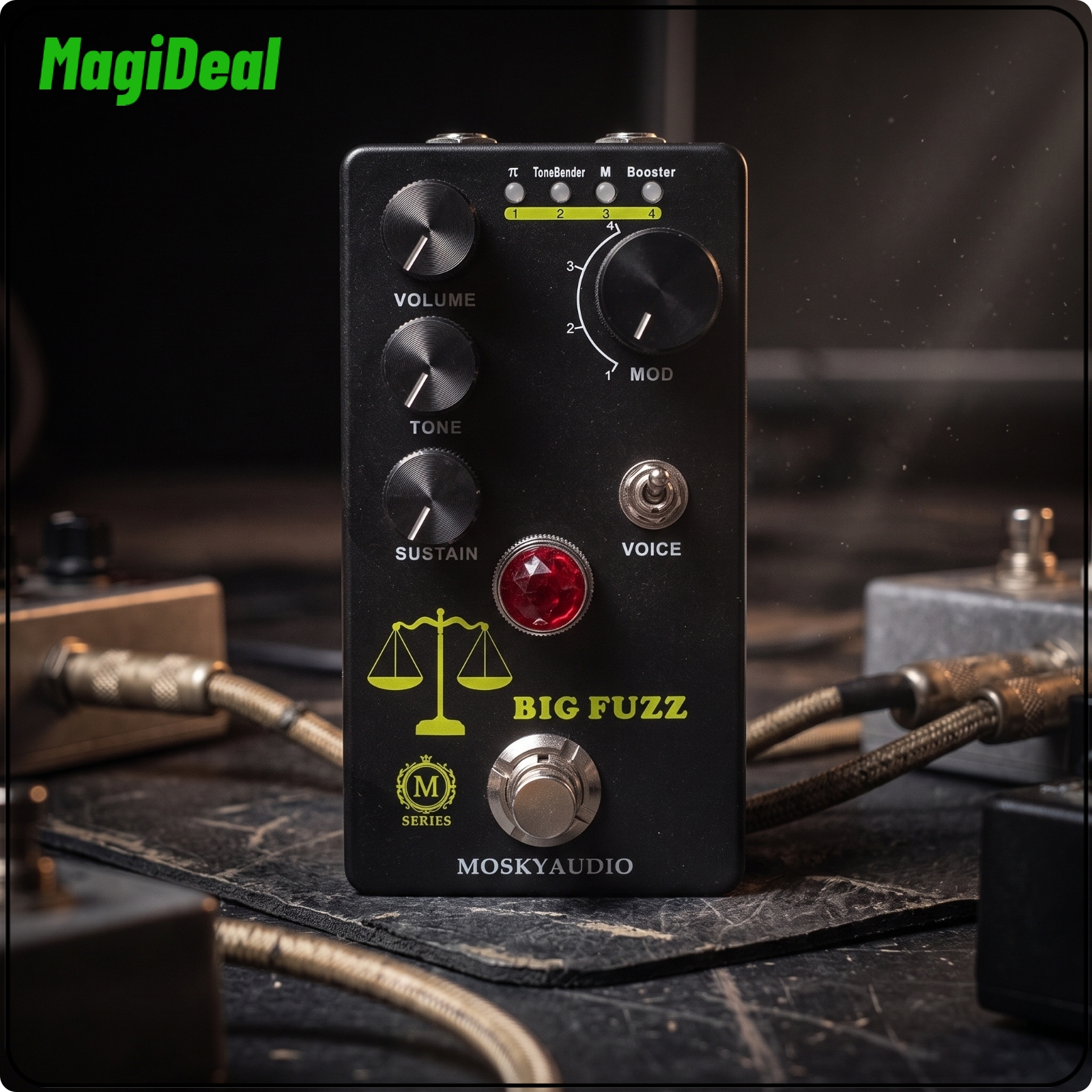 MagiDeal Compact Fuzz Pedal Analog Distortion Pedal Intuitive Guitar Effects Processor Standalone for Live Performance ราคา 4,917 บาท*ส่งฟรี
