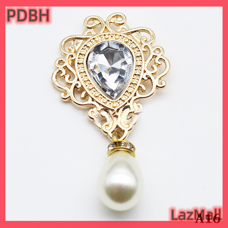 Flash Sale Mặt dây chuyền ngọc trai kim loại phẳng trang trí thời trang tuyệt đẹp lời mời đám cưới kỳ nghỉ Phụ kiện sáng tạo