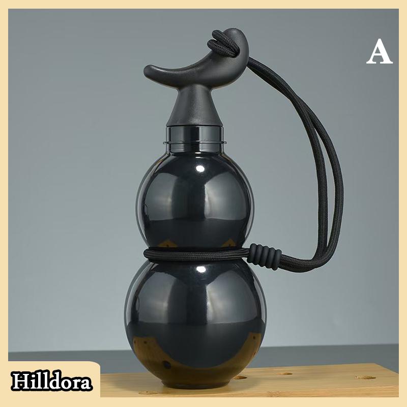 [Hilldora] 730ml bầu chai nước ngoài trời công suất lớn tập thể dục bầu chai Trung Quốc phong cách retro cốc nước bầu chai nước - 7