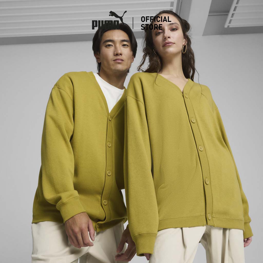 PUMA PRIME/SELECT - CLASSICS Artisanal Cardigan Unisex Yellow 62996721 ราคา 2,103 บาท*ส่งฟรี