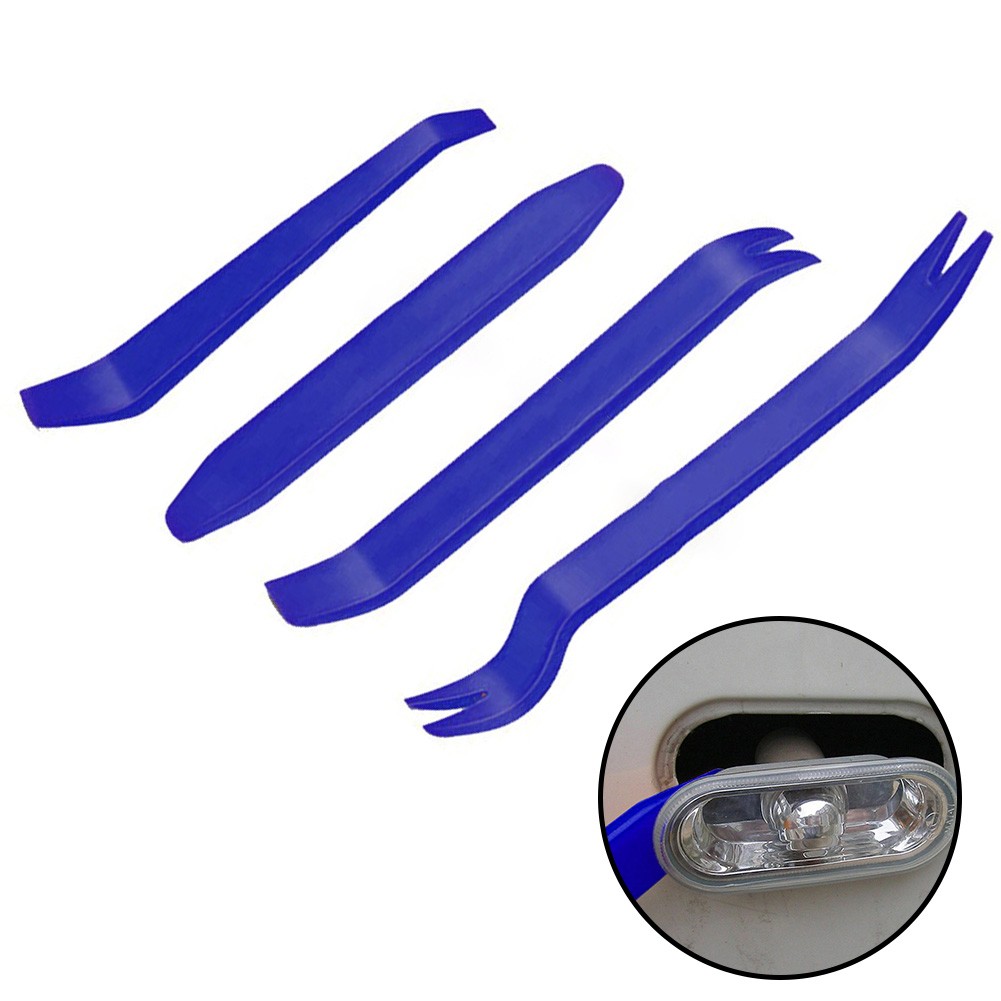 【Tự động thời trang】 dụng cụ tháo Taplo ô tô Bộ công cụ 4 dụng cụ nhựa để sửa chữa nội thất
