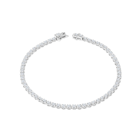 TAKA Jewellery Lab Grown Diamond Tennis Bracelet 10K Gold