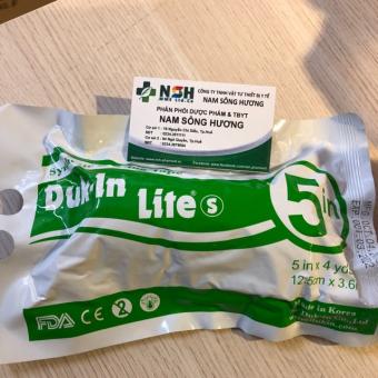 Băng bột bó thủy tinh cố định xương, BĂNG CHỈNH HÌNH CỐ ĐỊNH CHO BỆNH NHÂN GÃY XƯƠNG 5in1 Duk-in Lite S Hàn quốc 12.5cm
