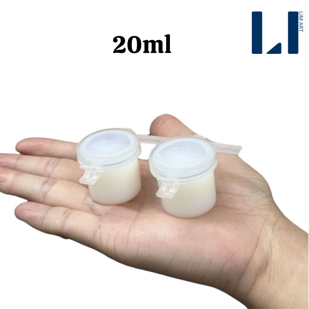 Dầu bóng bảo vệ tranh sơn dầu số hoá màu acrylic. Set 2 hủ dầu bóng phủ tranh đất sét màu acrylic du