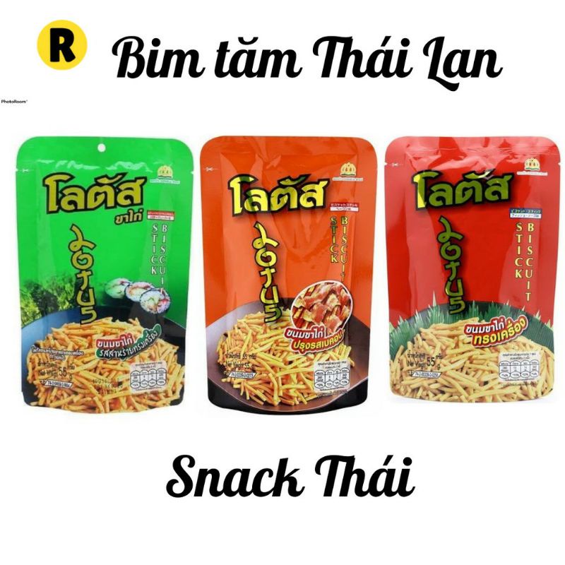 Bim Bim Tăm Que Thái Lan💖💖 Snack Mì Cay, Snack Mực Thái