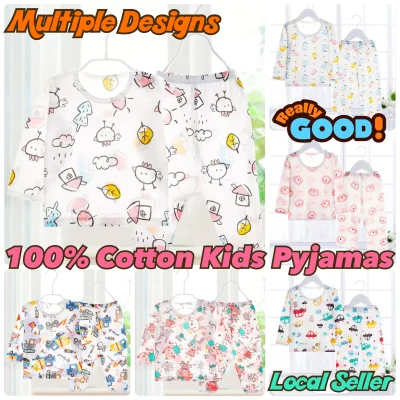 100% Cotton Kids Pyjamas Pajamas Boys Girls Pyjamas Pajamas Sleepwear