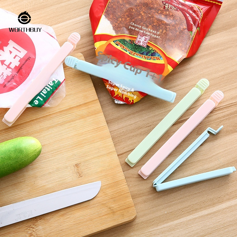 Túi kích thước lớn kẹp niêm phong Bộ 5 để lưu trữ đồ ăn nhẹ và bảo quản thực phẩm