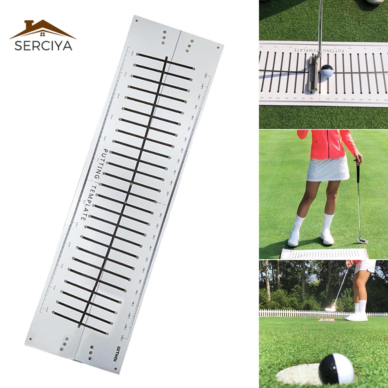 Serciya Outdoor Golf Putting Mirror Mat Exercise Putter Training Alignment