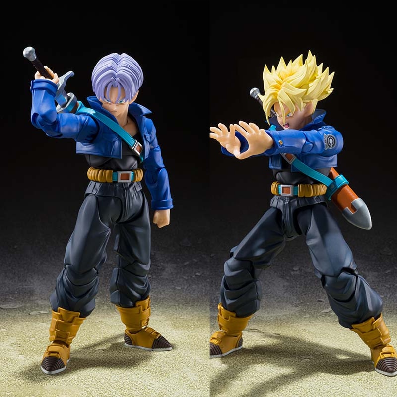 24cm Dragon Ball Figura Gros Super Saiyan Futuro Trunks Ssj Pvc