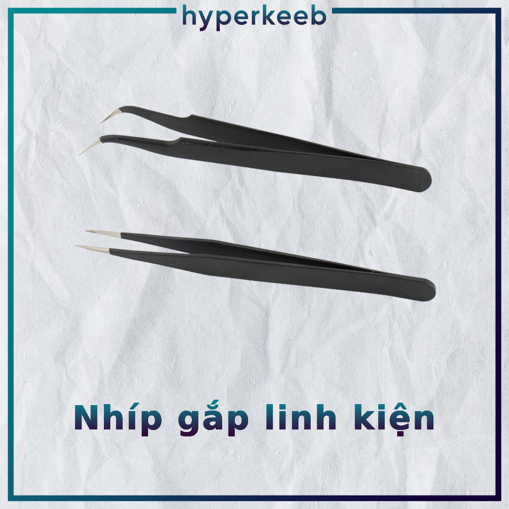 Nhíp gắp linh kiện, gắp stem lò xo switch bàn phím cơ, dụng cụ lube bàn phím cơ | HYPERKEEB