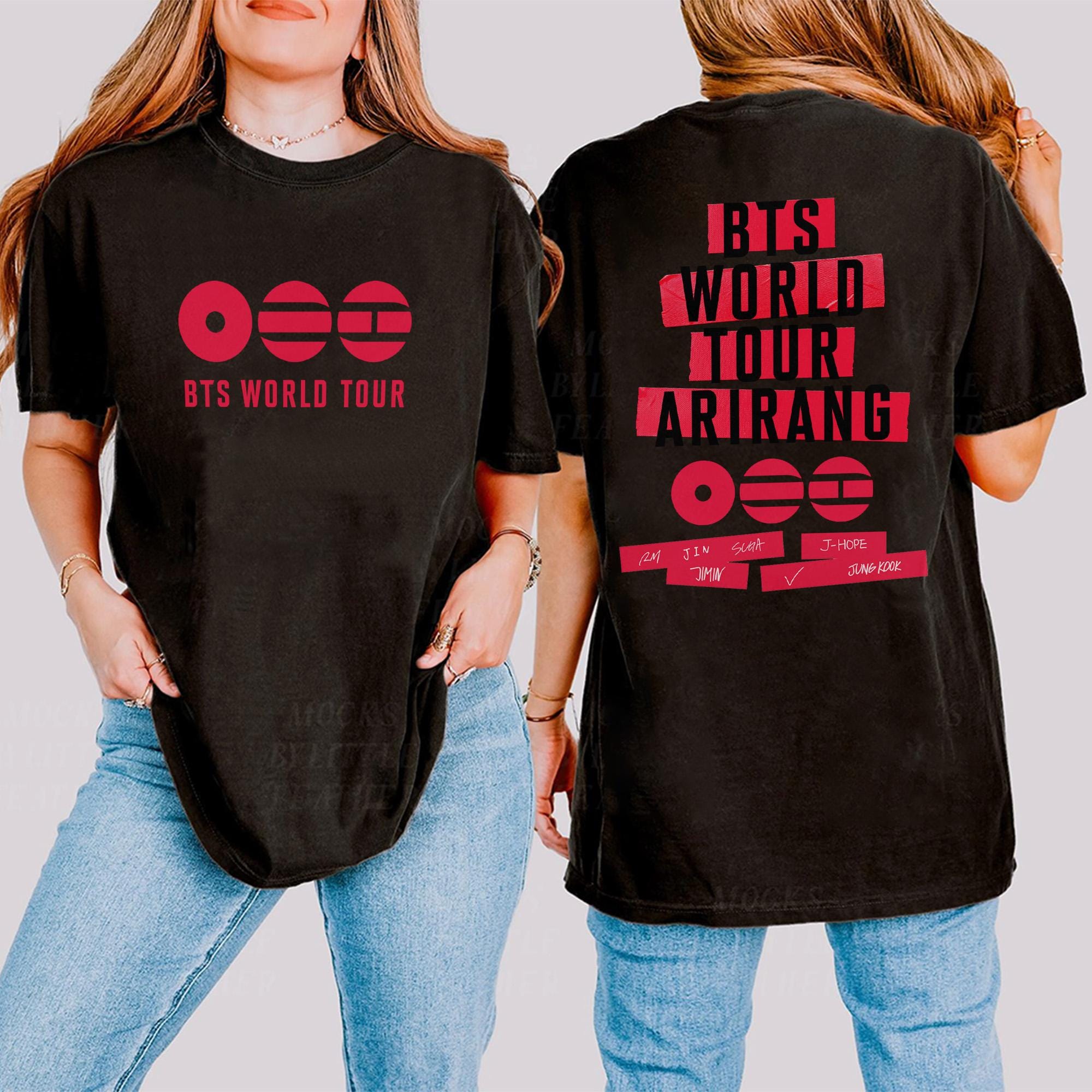 clu BTS JIN J-HOPE 2026 cotton T-shirt World Tour Arirang tee Concert Merch short sleeve top ulc