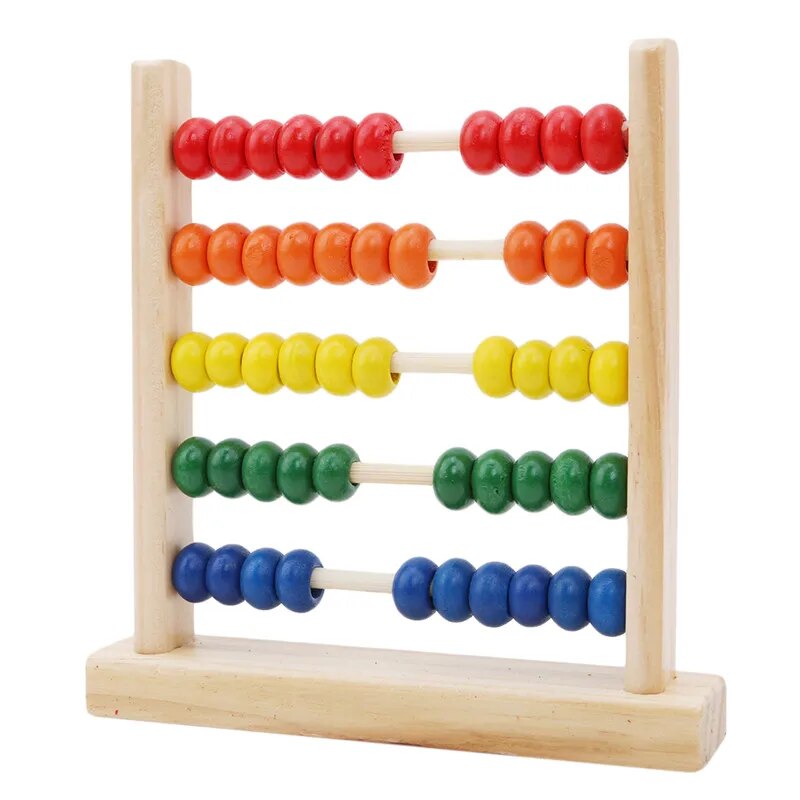 Educational Toy Mini Wooden Abacus Children Early Math Learning Toy
