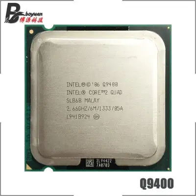 Core 2 Quad Q9400 2.6 GHz Quad-Core CPU Processor 6M 95W 1333 LGA 775
