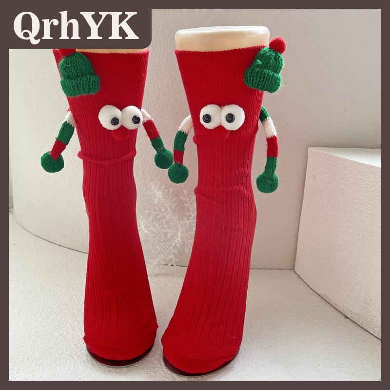 QrhYK Giáng sinh phim hoạt hình vớ dễ thương giữa ống vớ thời trang và đa năng của nam giới và phụ nữ của mùa thu và mùa đông vớ hợp thời trang phong cách mới - Thương hiệu QrhYK Giá 39,224 Đồng*Miễn phí vận chuyển