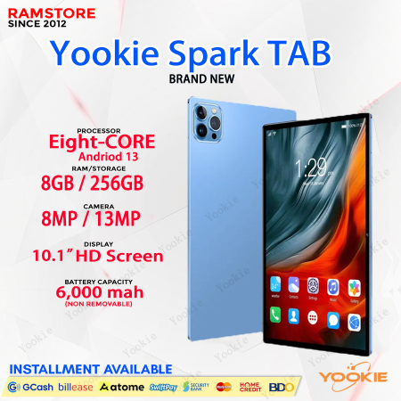 Yookie Spark Tab 5G 10" Android Tablet with 8GB/256GB