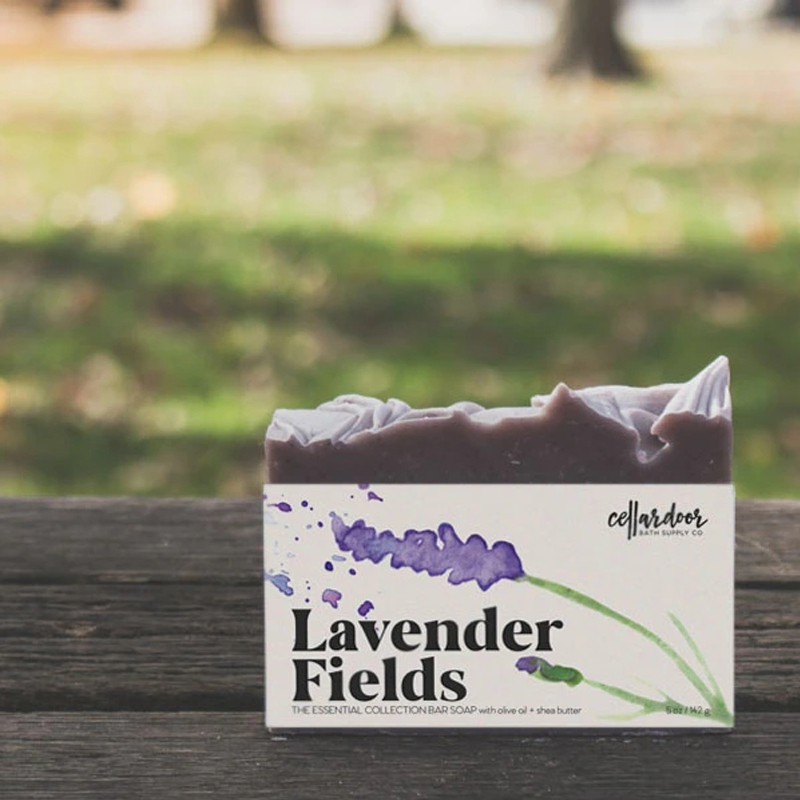 Buy Lavender Fields Bar Soap by Cellar Door Bath Supply Co. Singapore