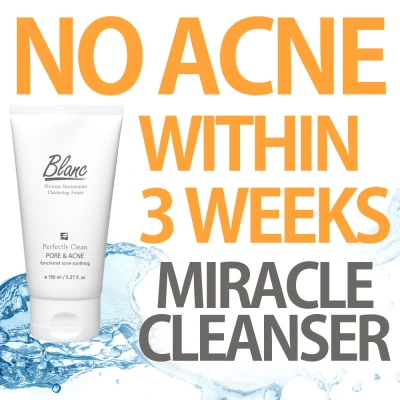 [ Blanc Nature Official ] Acne Pimple Face Cleanser / face wash / cleansing foam / acne pimple treatment