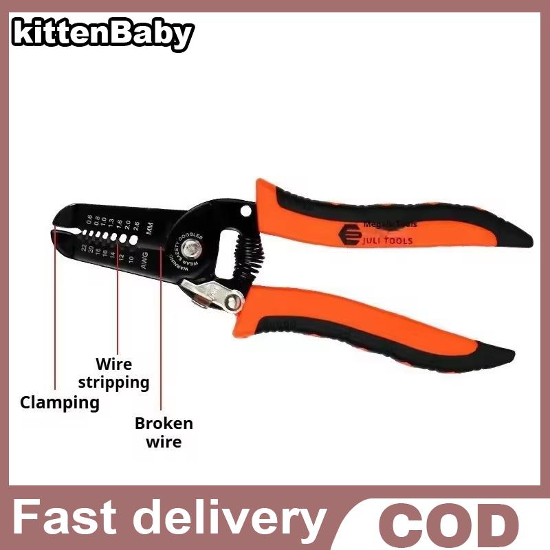 kittenBaby Đa Chức Năng Dây Tước Kìm Cho Thợ Điện Chuyên Ngành Dây Tước Công Cụ Dây Thép Không Gỉ Phá Kìm Giá 45,990 Đồng*Miễn phí vận chuyển
