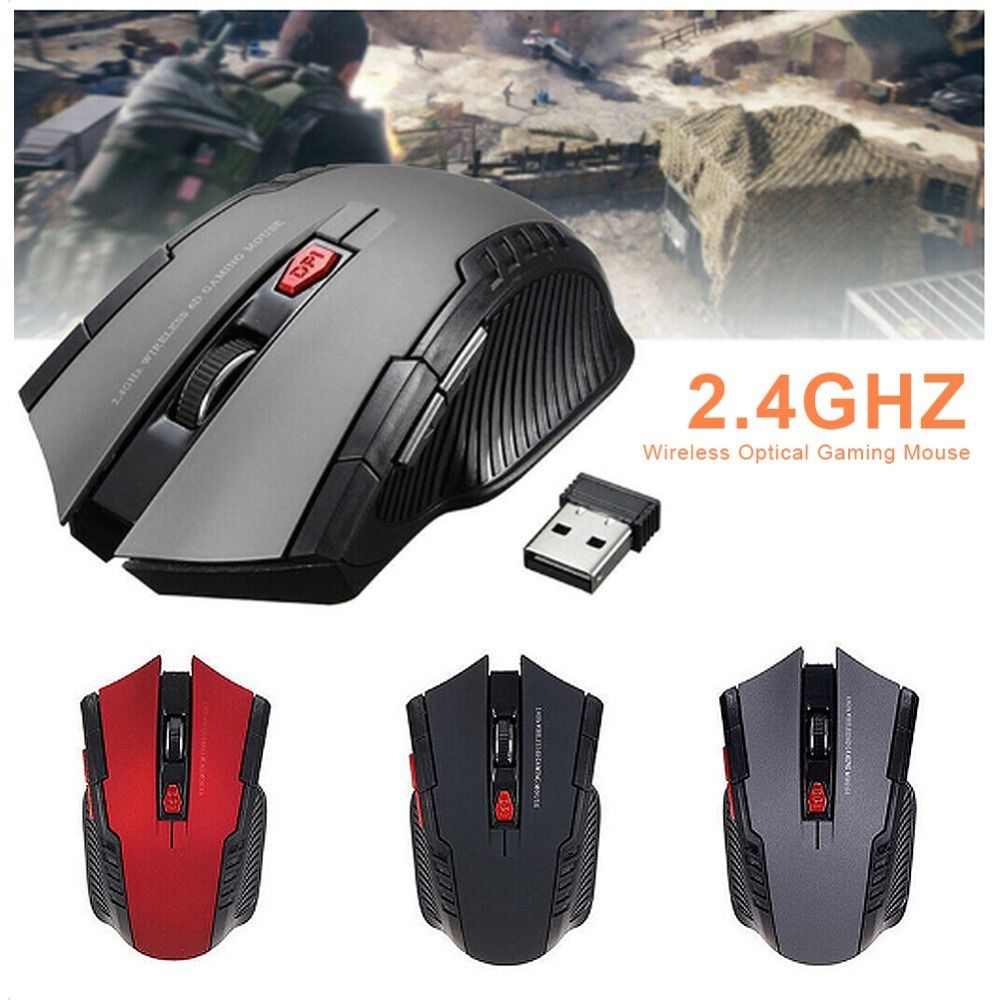 Irctbv văn phòng nhà cửa 2.4Ghz chuột không dây điều chỉnh DPI Chuột Chuột chơi game Chuột không dây