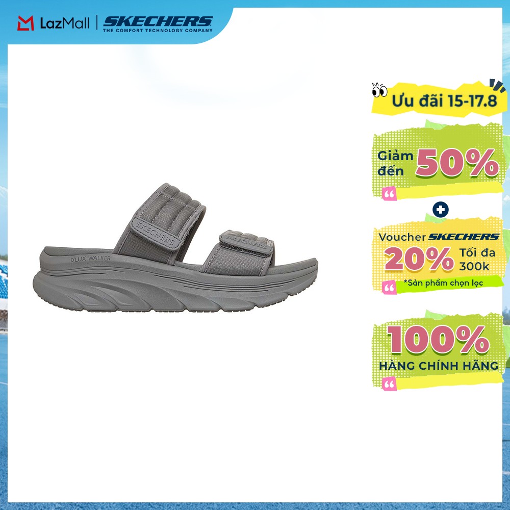[Chỉ 15-17.8 Voucher Skechers 20% + Voucher Lazada 18%] Xăng Đan/Dép Nữ Skechers Sport Comfort D'Lux Walker Sandal Poolside Perfect - 163587-CCL
