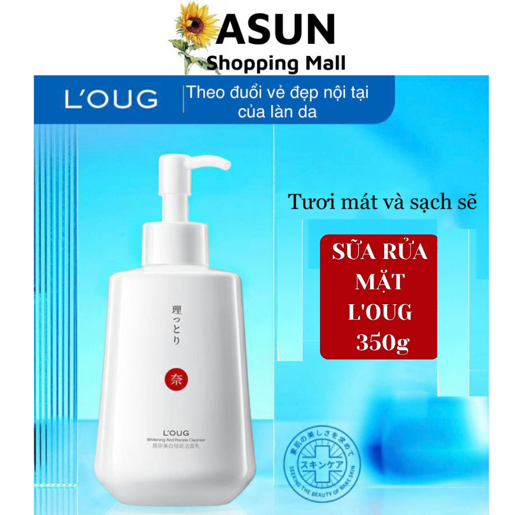 Sữa Rửa Mặt Cá Tuyết L'OUG 350g Làm Sạch Da, Cho Da Tươi Mát Ẩm Mịn Nội Địa Trung