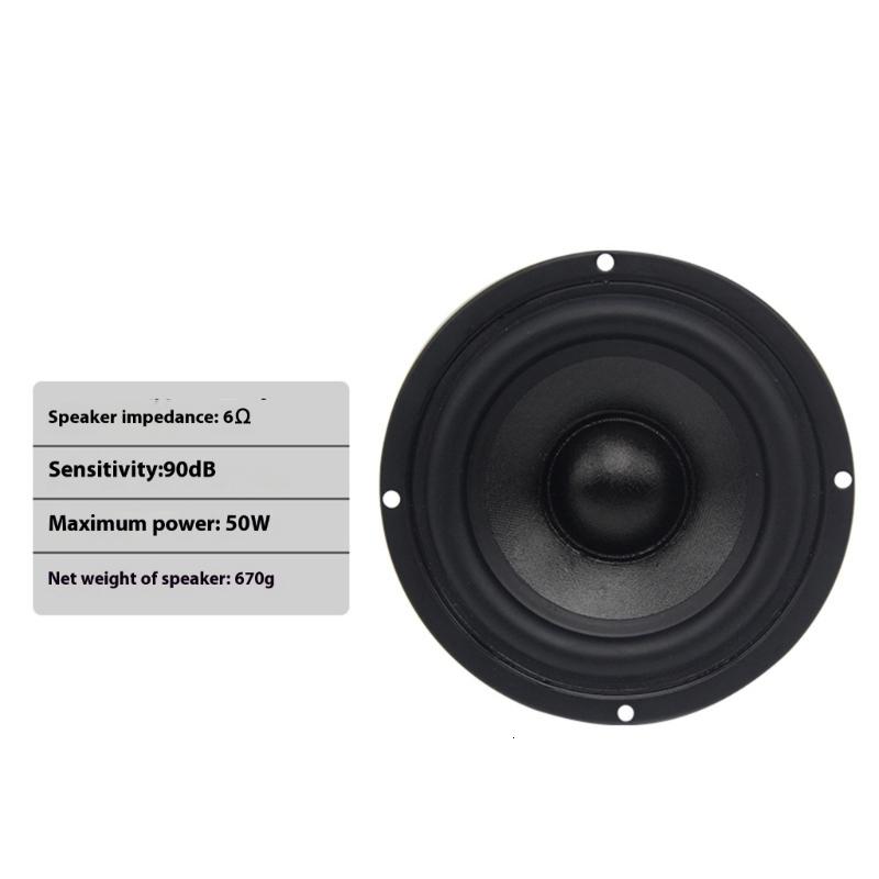 4inch mids loa bass điều khiển cho Hifi hệ thống Độ phân giải cao Composite cones cao su tự nhiên Surround