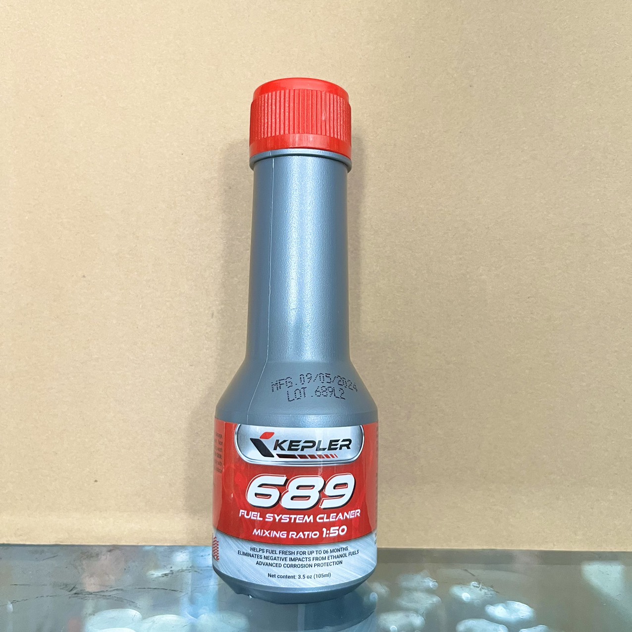 Phụ Gia Vệ Sinh Buồng Đốt, Súc Béc Xăng KEPLER 689 105ml Fuel System Cleaner Nhập Khẩu Từ Mỹ- Cam kế