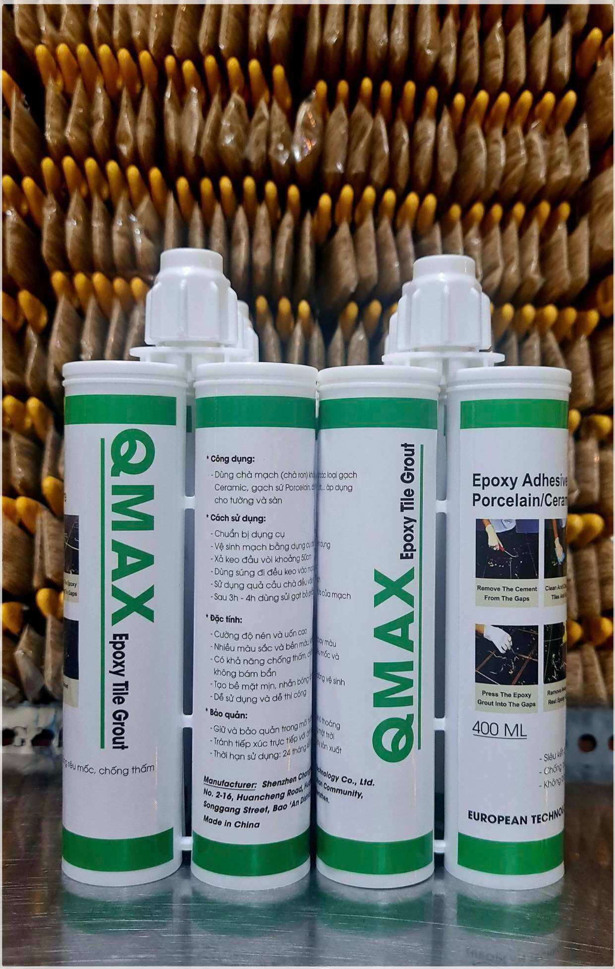 Keo Chích Mạch Gạch QMAX .