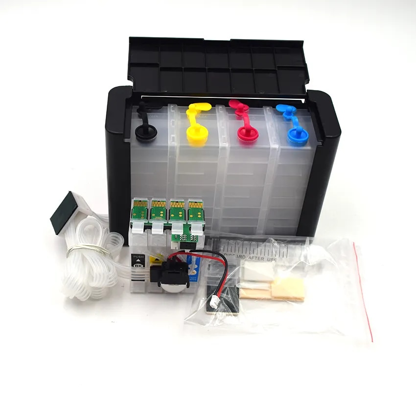 【Best value for money】 Europe 603xl Ciss System With Auto Reset Chip For Epson Xp-2100 Xp-2105 Xp-3100 Xp-3105 Xp-4100 Xp-4105 Wf-2810 Wf-2830 Wf-2835