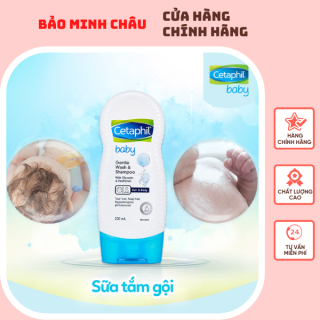 Sữa Tắm Gội Toàn Thân Cho Bé Cetaphil Baby Wash and Shampoo 230ML thumbnail