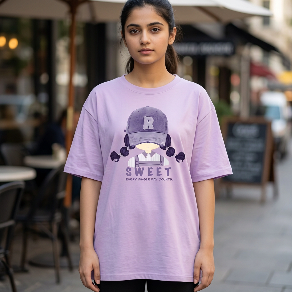 Women Printed T Shirt Stylish Graphic Cotton Tee Casual Summer Top For Girls And Women