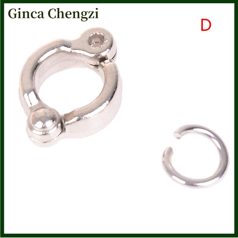 Ginca 2 chiếc vòng dây xích huấn luyện chim thú cưng kẹp phụ kiện bay cho vẹt vòng chân chim bồ câu - 8