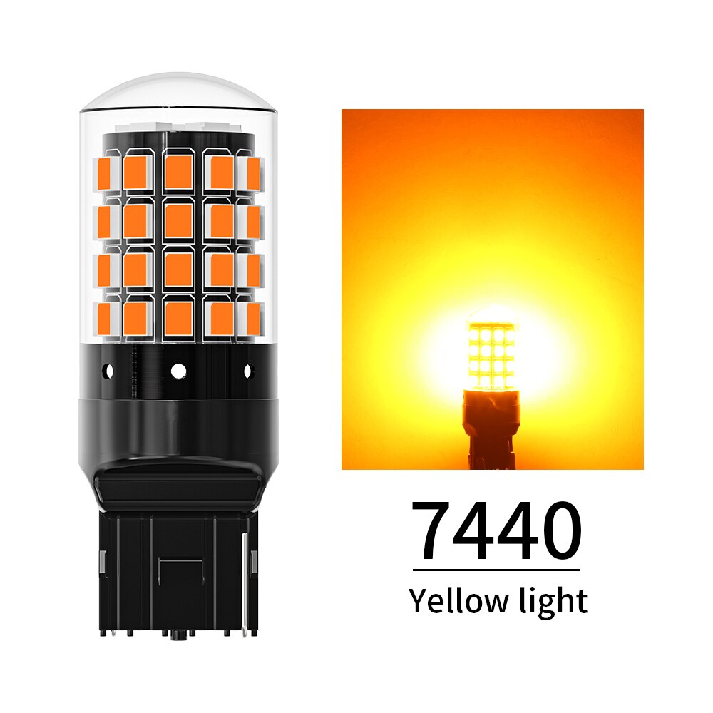 2 cái công suất cao bóng đèn LED CANBUS đèn cho đèn tín hiệu rẽ đèn đuôi ngược 1156 P21W PY21W 1157 12V-24V