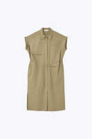 Pleats Detailed Shirt Dress