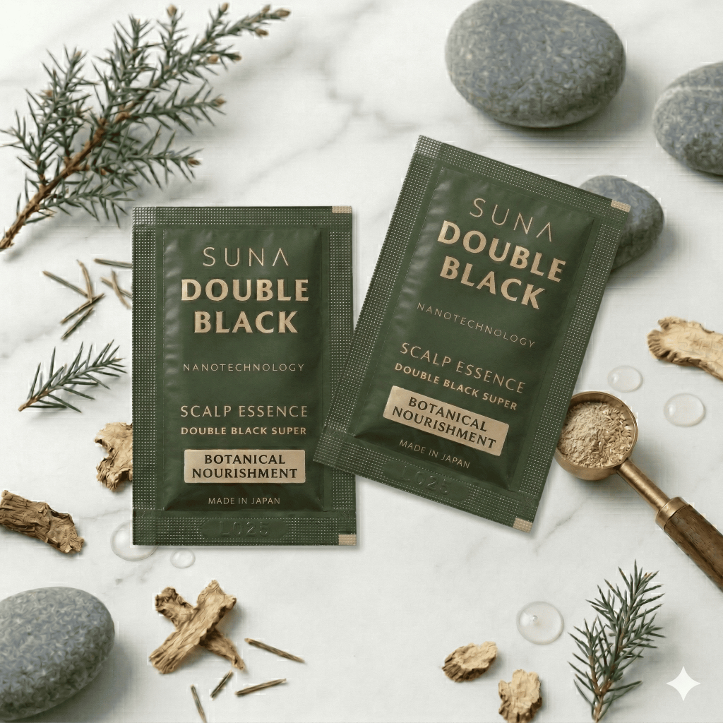 [Quà Tặng] Combo 2 Gói Tinh Chất Dưỡng Đen Tóc SUNA Scalp Essence Double Black [Hương Lavender & Rosemary]-3ml