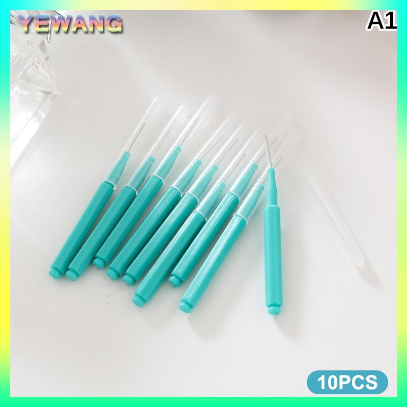 YEWANG 10 cái Đầu vòi hoa sen làm sạch bàn chải lỗ nhỏ công cụ làm sạch chống tắc nghẽn Mini crevice lông cho khoảng cách vòi phun phòng tắm ô tô - 7