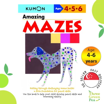 [Original] Kumon Basic Skills Workbooks - Amazing Mazes