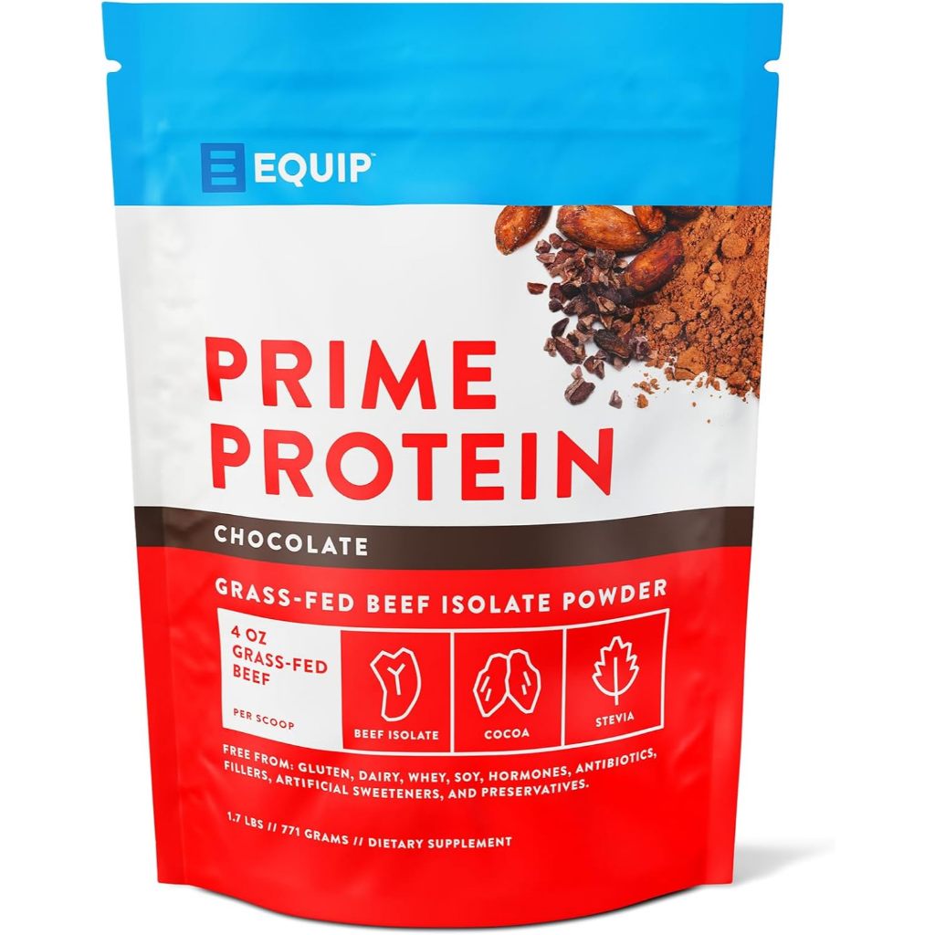Protein từ thịt bò Grass-fed Beef Protein Isolate "Equip" : 30 lần dùng