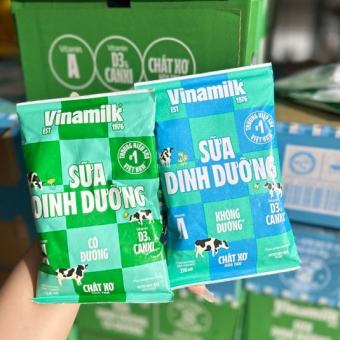 Bịch Sữa Tiệt Trùng Vinamilk 220ml