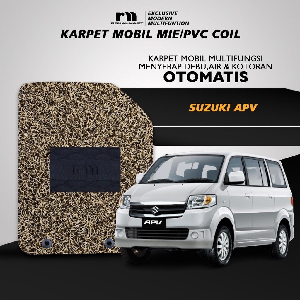 Royal Mart Karpet Mobil APV 2016 NON BAGASI 1 WARNA/Carpet Mie Bihun Premium Keset PVC Anti Slip Aksesoris Interior Mobil Harga 894,208 rupiah*Gratis Ongkir