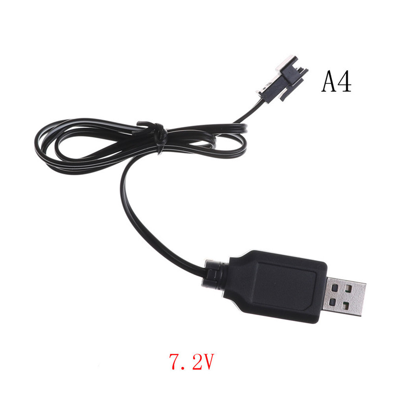 Jcika Dc 3.6V-7.2V RC battery pack USB Charger Adapter cho điều khiển từ xa xe - 2
