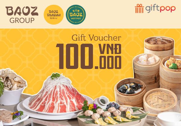 Phiếu quà tặng baoz group 100k